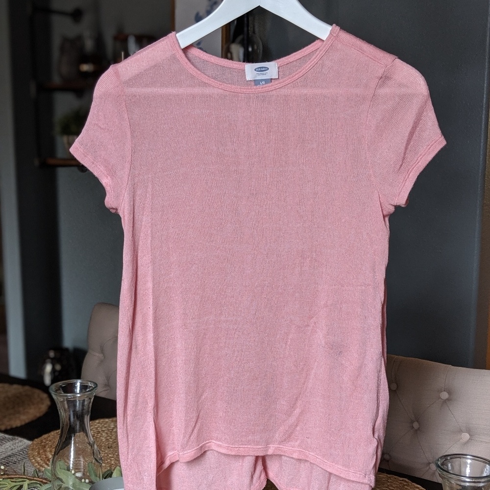Pink Blouse (girls size 10-12)
